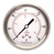 TUTTNAUER 02300005-H Pressure Gauge 0-60 PSI - 10519