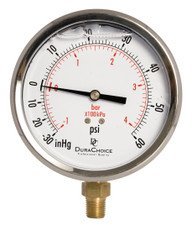 WASHER SOLUTIONS WS11544 Pressure Gauge, 1/4