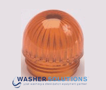 GETINGE P0020004 Pilot Light Lens Amber Dome Fluted - 1294