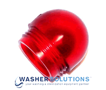 GETINGE P0020002 Pilot Light Lens Red Dome Fluted - 1296