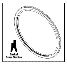 MIDMARK 1187 Door Gasket 7 Dia. - 1376