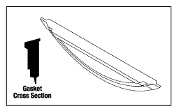 MIDMARK 053-0508-00 Dam Gasket - 1414