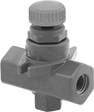 STERIS P076376-091 Needle Valve 1/4 Nylon - 1875