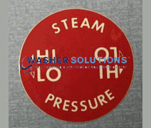 STERIS P090576-091 Steam Pressure Hi Lo Decal - 1917