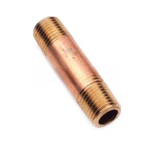 STERIS P028921-091 Brass Nipple Fitting 1/4 x 2 - 2798