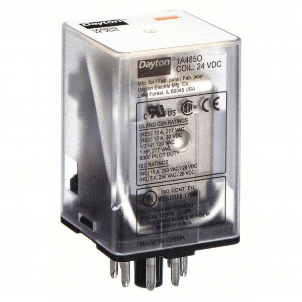 WASHER SOLUTIONS WS2923 Relay 8 Pin 10A 24V DPDT - 2923