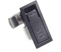 GETINGE P0013020 Lift & Turn Compression Latch Black Finish - 4253