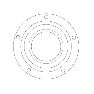 STERIS P117906-345 Water Inlet Membrane Side - 6119