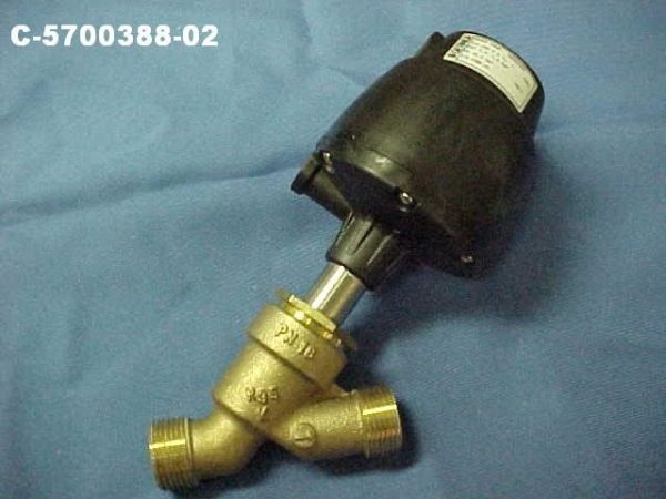 GETINGE 570038802 2/2 Way Angle Body Globe Piston Valve 1" Bronze NC - 6634