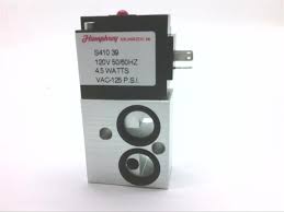 WASHER SOLUTIONS WS7026 Humphrey Pneumatic Valve 4-way 120 VAC - 7026