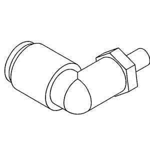 STERIS P117911-889 Pneumatic Elbow 90 Male - 7087