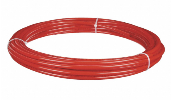 STERIS 91006-296 SS Wire Cable with Red Nylon Sleeve Assembly (15 feet) - 3522