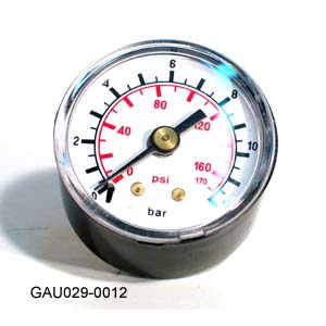 TUTTNAUER GAU029-0012 Metric Thread Air Pressure Gauge - 7408