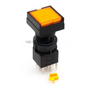 STERIS 101330500C Switch Momentary Amber - 8513