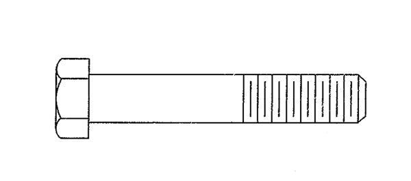 STERIS P387340-733 Hex Bolt 5/8-11 - 8920