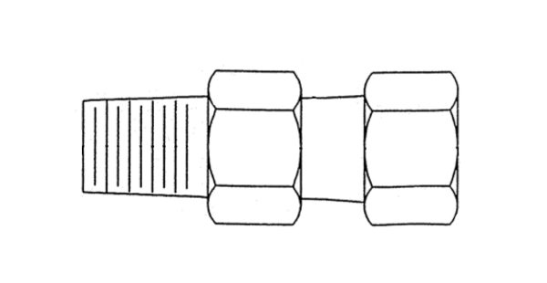 STERIS P764323-495 Hose Adapter - 9547