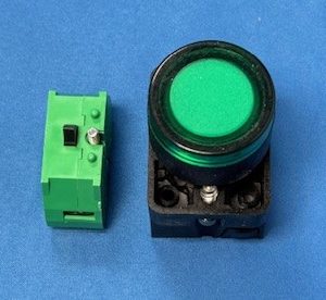 WASHER SOLUTIONS WS9946 Start Button 22mm LED 1 N.O. 24 VDC - 9946