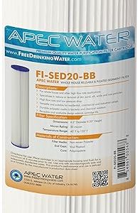 WASHER SOLUTIONS WS12037 Sediment Filter for APEC Water Filtration System - 12037