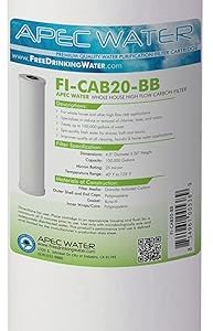 WASHER SOLUTIONS WS12038 Carbon Filter for APEC Water Filtration System - 12038